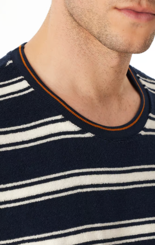 Schiesser, Herenpyjama, badstof, blauw