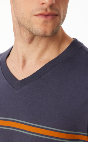 Schiesser, Pyjama, donker blauw