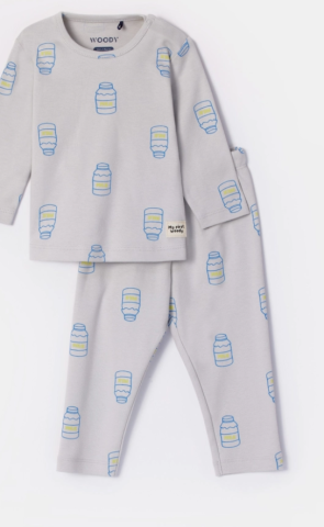 Woody, Pyjama, melkflesjesprint