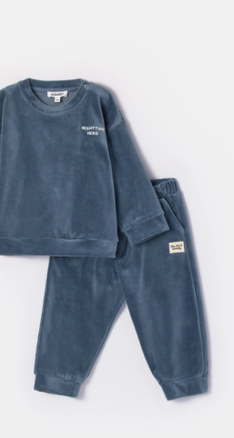 Woody, babypyjama, jongens, jeansblauw