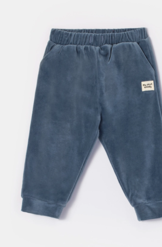 Woody, babypyjama, jongens, jeansblauw