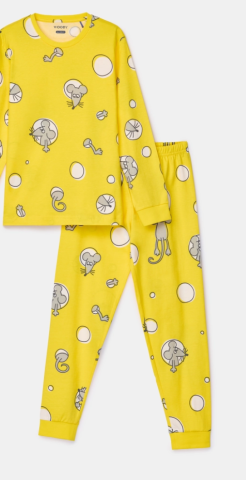 Woody, unisexpyjama, kaas met gaatjes