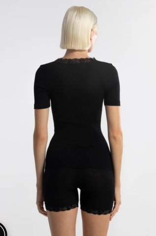 Oscalito, Hemdje, Wol/zijde, zwart