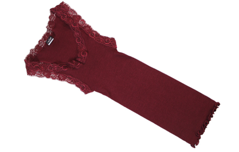 Oscalito, Hemdje, Wol/zijde, bordeaux