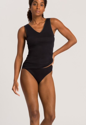 Hanro, dameshemdje, zwart