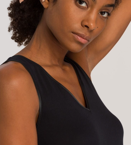 Hanro, dameshemdje, zwart