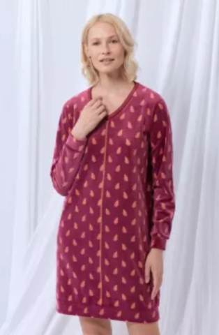 LordsxLilies, slaapkleedje, wijnrood
