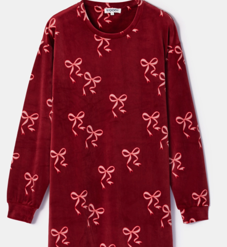 Woody, Dames, slaapkleedje, strikjes