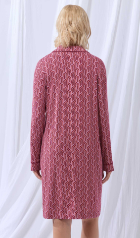 LordsxLilies, Slaapkleed, print, bordeau