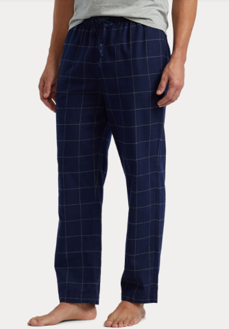 Ralph Lauren, pyjamabroek, flanel, blauw