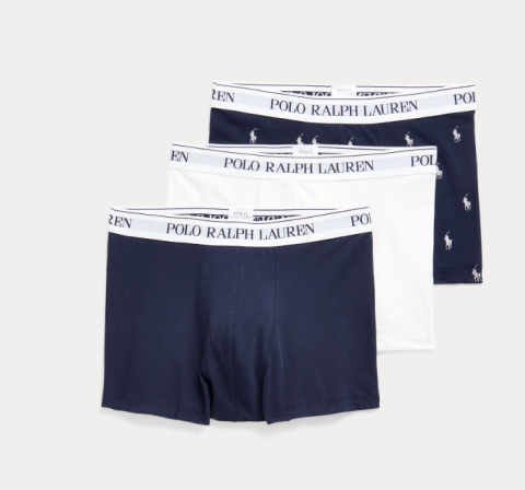 Ralph Lauren, boxershort 3-pack, blauw