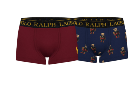 Ralph Lauren, boxers, 2pack, beer, blauw