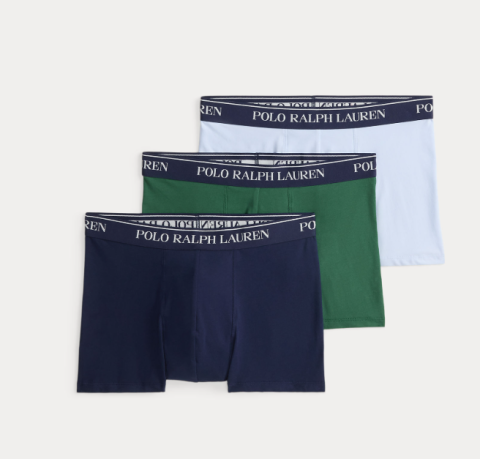 Ralph Lauren, boxershort 3-pack, blauw
