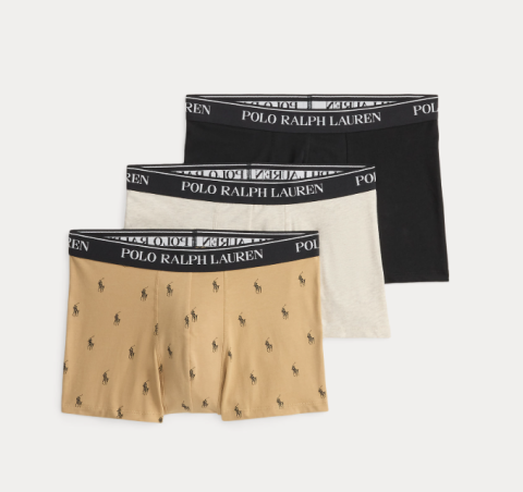 Ralph Lauren, boxershort 3-pack, beige