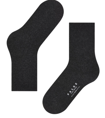 Falke, sokken, cosy wool, antracite mela