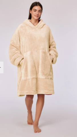 Woody, unisexsweater, beige