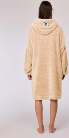 Woody, unisexsweater, beige