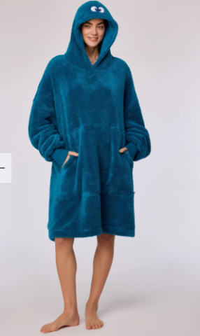 Woody, unisexsweater, groenblauw