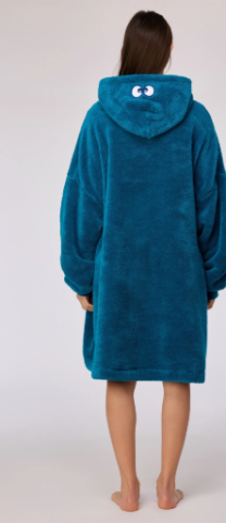 Woody, unisexsweater, groenblauw