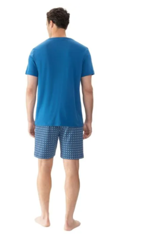 Mey, Herenpyjama, blue flower