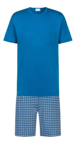 Mey, Herenpyjama, blue flower