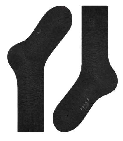 Falke, herensokken, antraciet