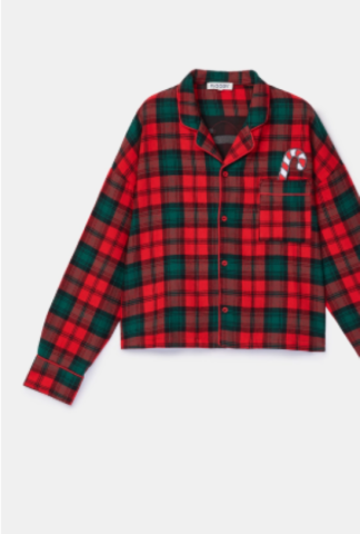 Woody, kerstpyjama, flanel, geruit