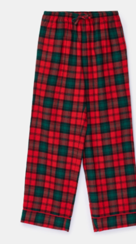 Woody, kerstpyjama, flanel, geruit