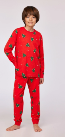 Woody, kerstpyjama, rood