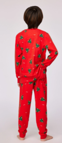 Woody, kerstpyjama, rood