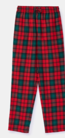 Woody, kerstpyjama, flanelle broek, rood