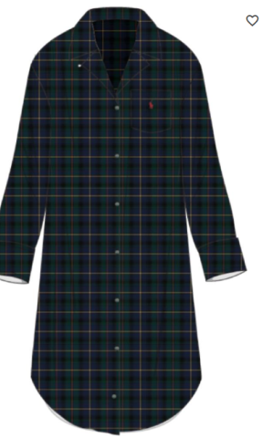 Ralph Lauren, slaapkleedje, groen ruit