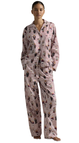 Ralph Lauren, damespyjama, beer, rood