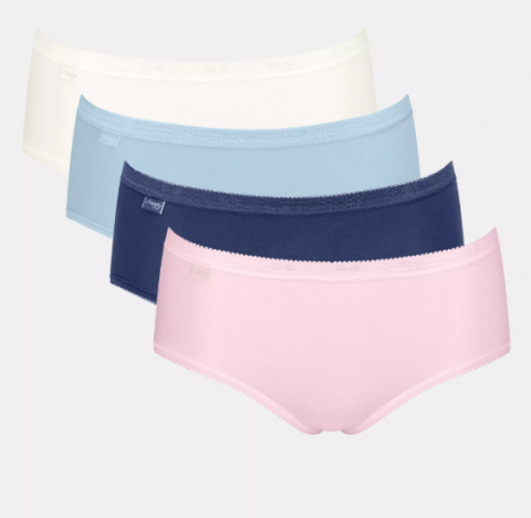 Sloggi, Basic+ midi 3+1 gratis, multi