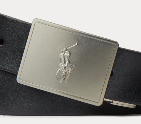 Ralph Lauren, Riem, zwart/camel