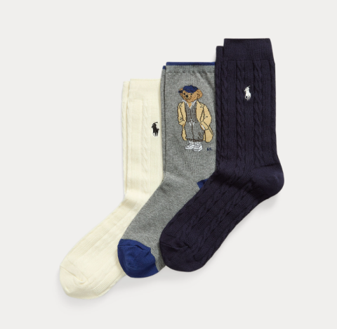 Ralph Lauren, Sokken 3-pack