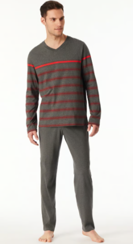 Schiesser, Pyjama, donkergrijs