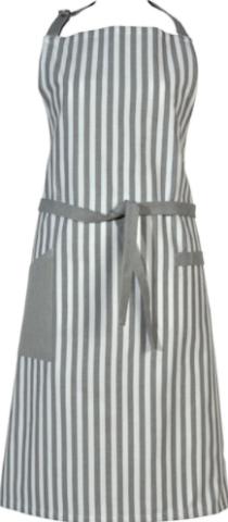 Sander, keukenschort, Adam grijs