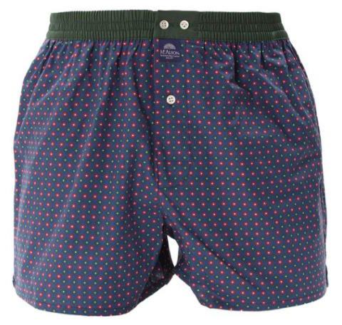 McAlson boxer blauw met print
