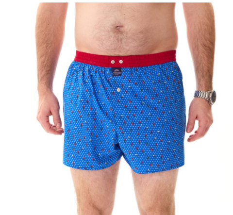 Mc Alson, boxer, blauw, skiërs