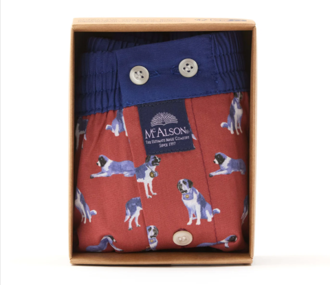 Mc Alson, boxer, sint-Bernardhond, bruin