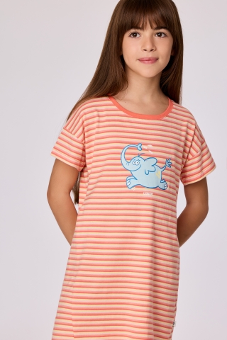 Woody, slaapkleedje, roze, olifant