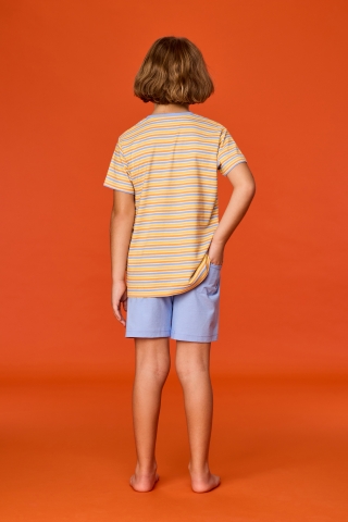 Woody, jongenspyjama, dierentuin, streep