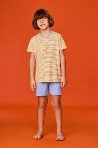 Woody, jongenspyjama, dierentuin, streep