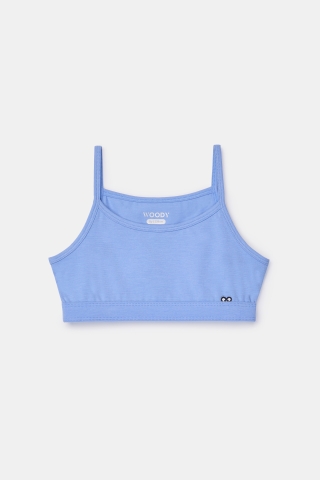 Woody, topje, blauw
