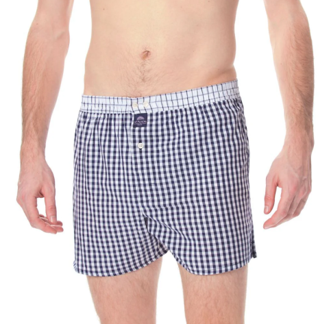 Mc Alson, boxer, blauw geruit