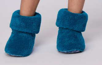 Woody, pantoffels, groenblauw