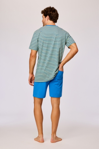 Woody, herenpyjama, olifant, gestreept