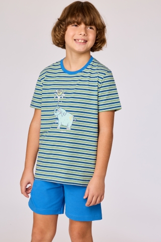 Woody, jongenspyjama, olifant, gestreept