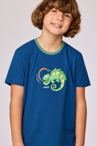 Woody, jongenspyjama, kameleon